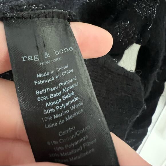 Rag & Bone Germain Zebra Crewneck Sweater - Picture 6 of 7